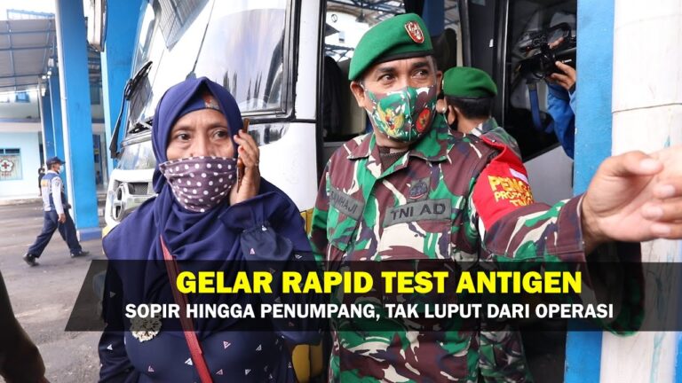 Bebaskan Masyarakat dari Covid 19 Pemkab Lumajang Gelar Rapid Tes Antigen