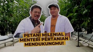 Mentang Kunjungi Petani Milenial Berpenghasilan 200jt