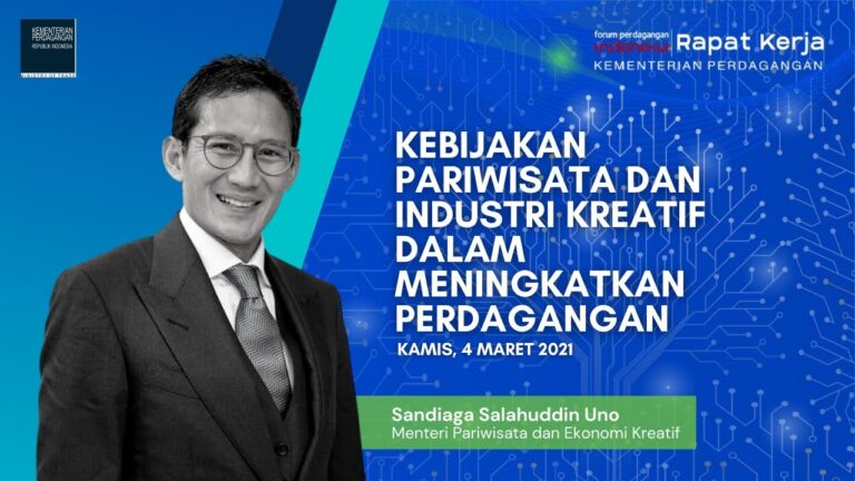 Paparan Menteri Pariwisata, Kemendag Dalam Meningkatkan Perdagangan